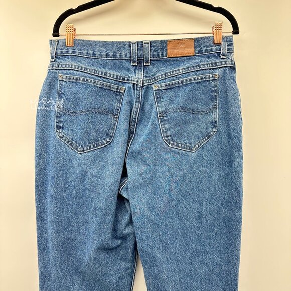 Lee Vintage 1990's Ultra High-Waisted Relaxed Fit Ankle Boyfriend Jeans Size 30 - Picture 3 of 4